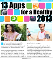 13 Apps for a Healthy 2013