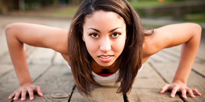Queen of Pushups, King of Squats