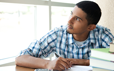 Student Doing Homework