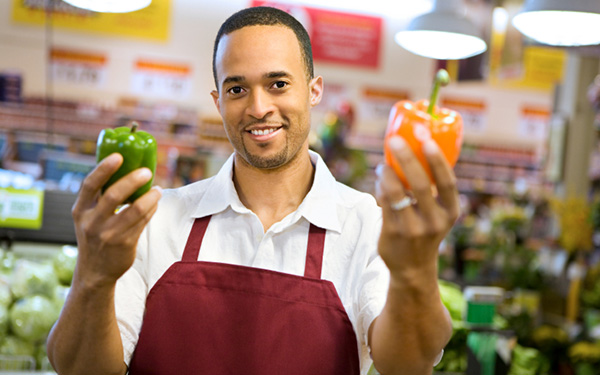 Student preparing a healthy meal