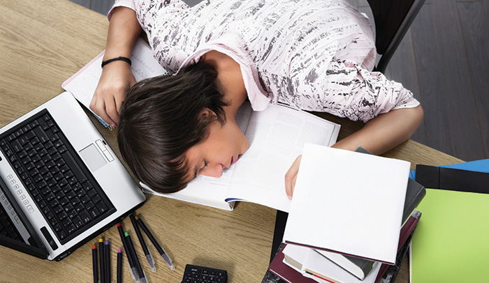 Stressed out student