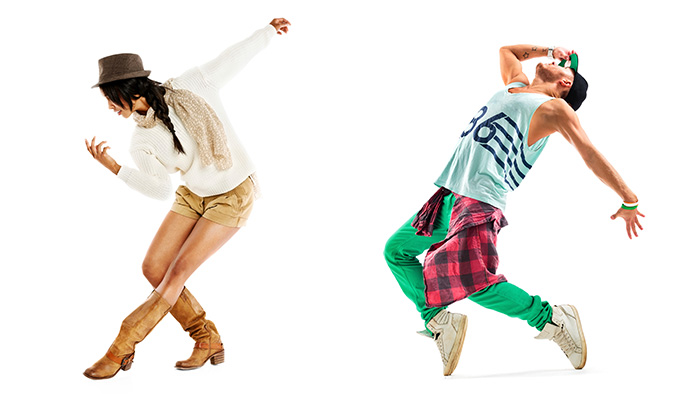 Dancing students
