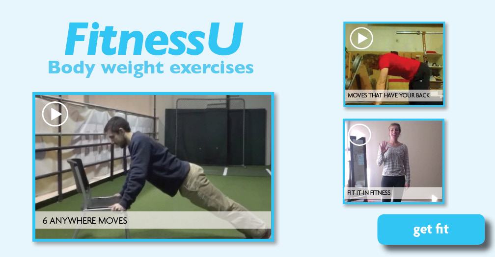 FitnessU: Body weight exercises 