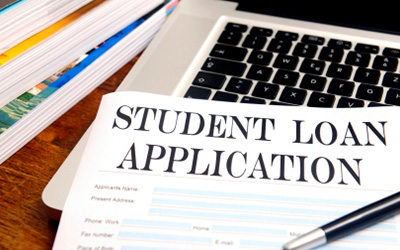 Student Loan Application On A Desk
