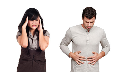 Two Students in Physical Pain