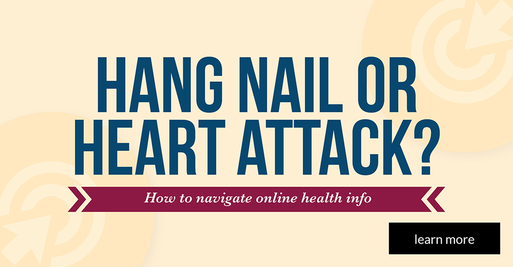 Hangnail or heart attack?: How to make sense of your symptoms online
