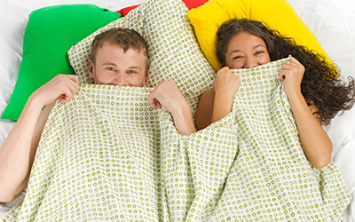 Couple In Bed Together