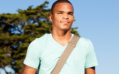 Confident Student Outdoors