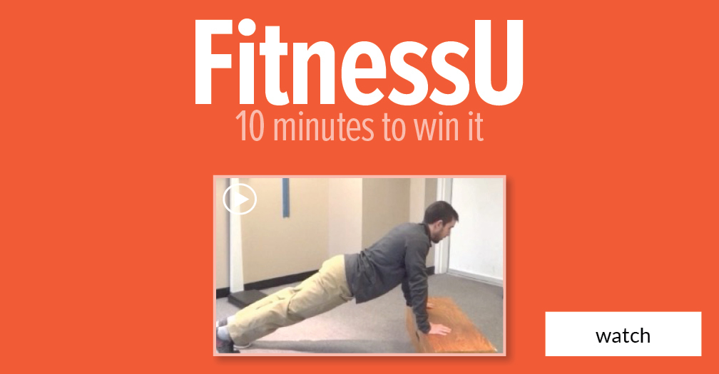 FitnessU: 10 minutes to win it
