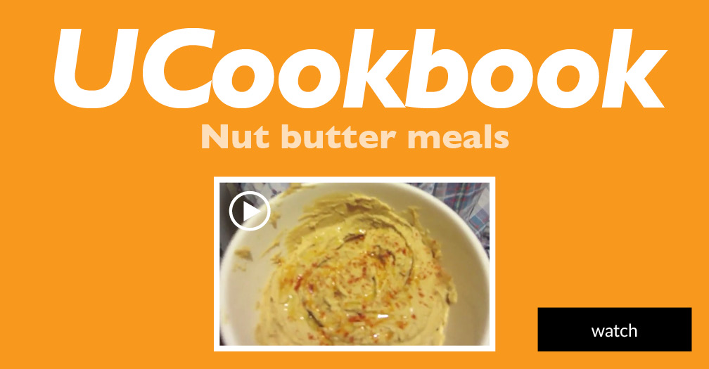 UCookbook: Nut butter meals