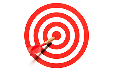 Dart in the bullseye